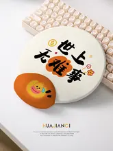 フルーツデザインのメモリーフォームマウスパッド【滑り止め・腕トレイ付き】