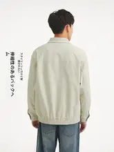レトロデザインのメンズジャケット【コーチジャケット・ゆったりサイズ・襟付き】