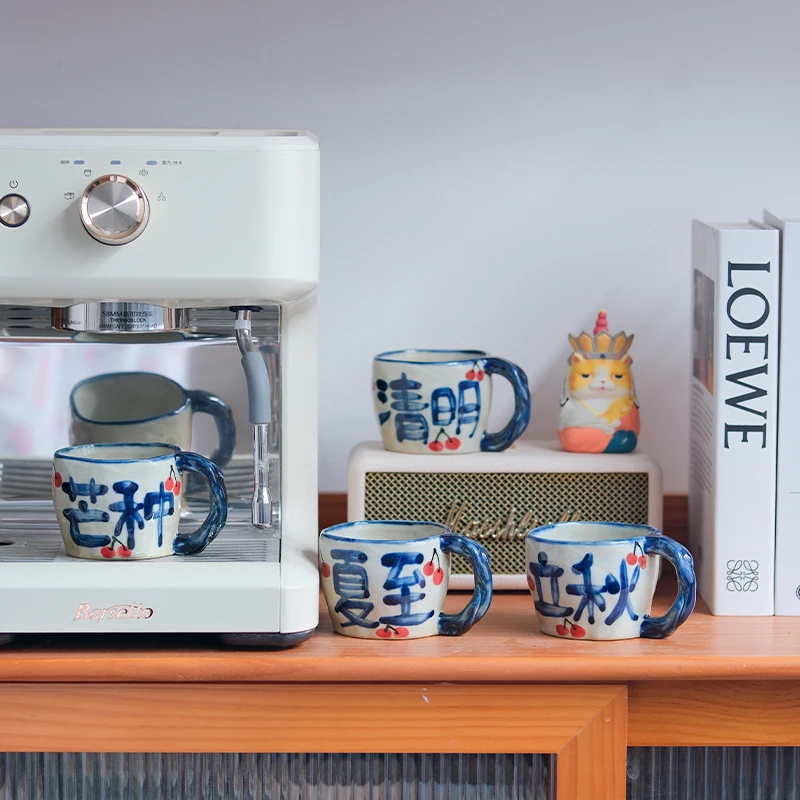 手描き陶器コーヒーカップコレクション