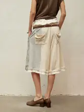 フラワープリントデザインのワイドショートパンツ【春夏用・フィット・女性用】