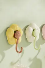 花柄吸盤フック【お風呂・キッチン用・便利】