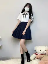 七七 オリジナル JK制服 無地スカート【学院風・ハイウエスト・プリーツ】