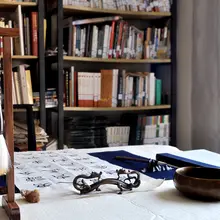 龍のデザインの銅製ペンスタンド【インテリア装飾用】