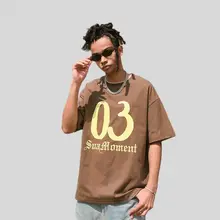 半袖Tシャツ ユニセックス 接触冷感 抗菌 UVカット スクラッチ柄 オーバーサイズ カジュアル 夏 「SUAMOMENT」
