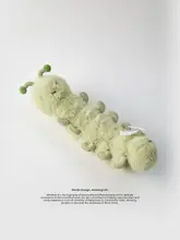 触覚付き昆虫の可愛い毛皮ぬいぐるみ【癒しの相棒・柔らかな手触り】（セットアップ対応）