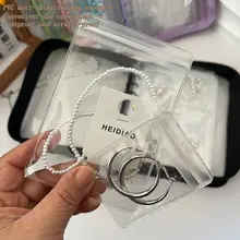 大容量ジュエリー防錆収納バッグ【透明・ジッパー付き・持ち運び便利】