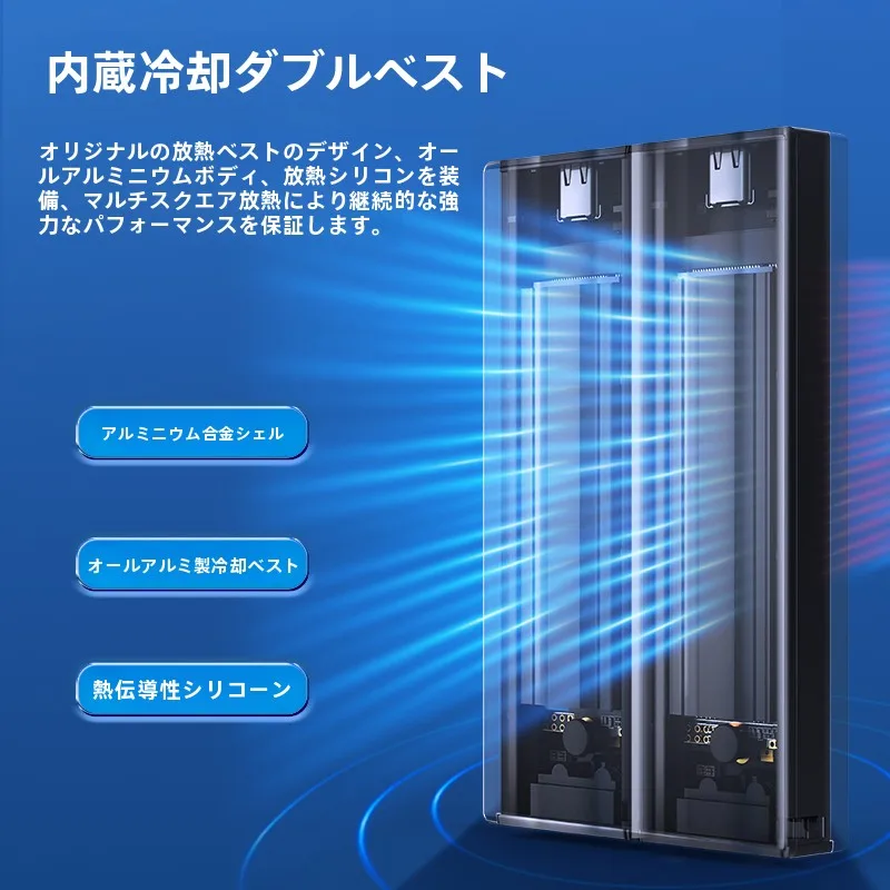 3TB・4TB・8TB SSDと外付けHDDを比較するなら、このデュアルベイポータブルSSDが最適？