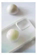 虹色の空間支えボール付きレザー風ケース【衝撃吸収・全包対応・iPhone13 Pro用】