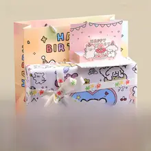 ラインデザインの小犬のギフトボックス【誕生日プレゼント・ライトボックス・装飾品】