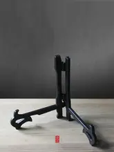 黒色プラスチック製L型飾り皿スタンド【北欧風・ウォールデコ】