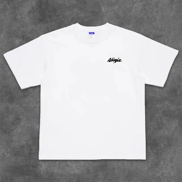 川崎バイクデザインのオーバーサイズ半袖Tシャツ【ユニセックス】
