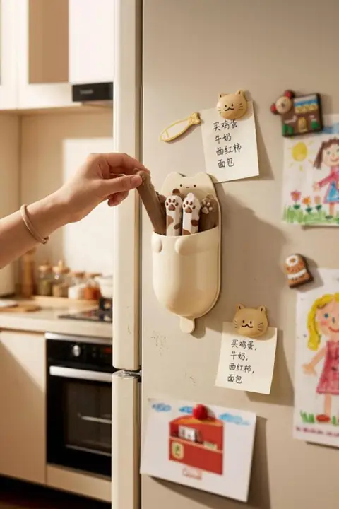マグネット付き密閉クリップ【食品用・防湿・スナック袋用】