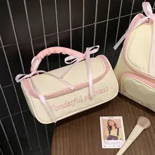 可愛いリボンデザインのDJI Pocket3用収納バッグ【斜め掛けタイプ・デジタルカメラ対応】