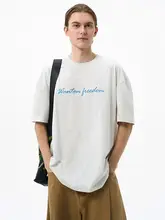 Tシャツ 半袖 メンズ 英字プリント 薄手 接触冷感 通気性 夏 「RS 」