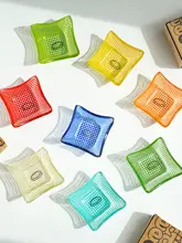 耐熱ガラス製ミニボウル＆小皿【カラフル食器・フルーツプレート・デザイン性】（セットアップ対応）