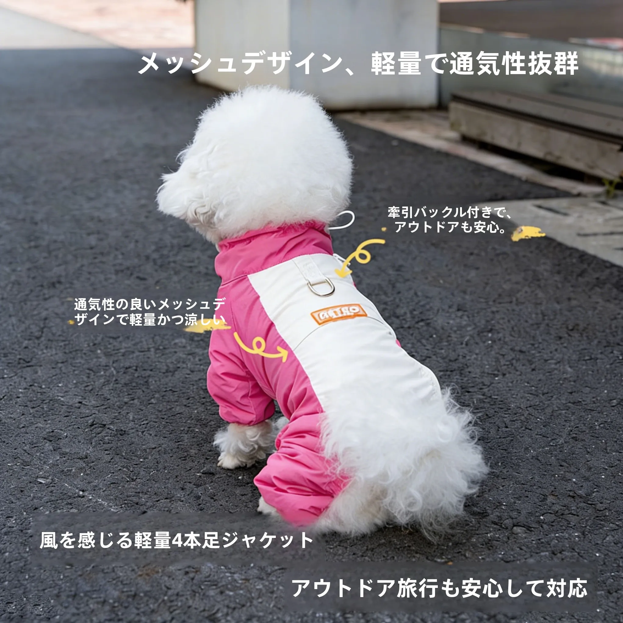 春用犬用四脚服：初心者が外出時にも安心できる防水汚れ防止スタイル
