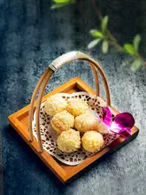 提げ手付き天ぷら盛り付け用四角皿【和風料理・小物入れにも最適】