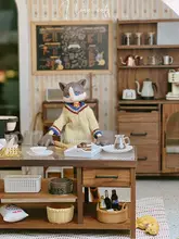 BJD家具 6点ベビーハウス コーヒーキャビネット コンソール