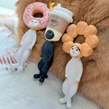 奇谭KITAN ぬいぐるみ どーナツ帽子をかぶった三毛猫の誕生日プレゼント
