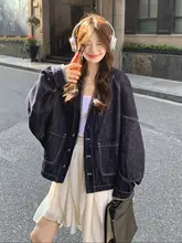 小柄向けデニムジャケット【シンプルで上品なデザイン・秋用】