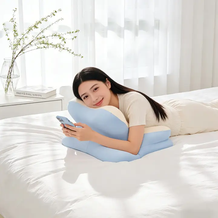 快適な使用感！多機能携帯電話用枕【大人用・寝転び用】（セットアップ対応）