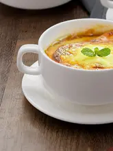 スープボウル スープカップ 取っ手付き ボーンチャイナ 茶碗蒸し器 デザート サラダ 耐熱