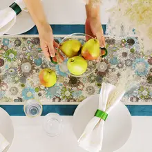 ナチュラルデザインのテーブルクロス【綿麻素材・モダンシンプルスタイル】