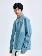 中綿デニムジャケット【メンズ・カジュアル・長袖】
