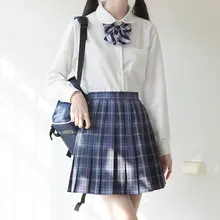 JK制服 基本デザイン シャープカラー 半袖・長袖対応 トップス【学生用・透けない素材・ベーシックスタイル】