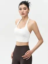 DCW 背中リボンデザインのタンクトップ【女性用・フィットネスウェア・ヨガ・ランニング対応】