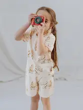 セットアップ 2点セット キッズ ボーイズ ガールズ 半袖 Tシャツ ショートパンツ カジュアル おしゃれ 夏 「Milkbarn」