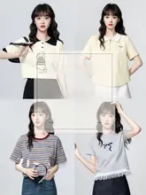 デザイン性の高い流行の半袖Tシャツ【ゆったりとしたシルエット・不規則デザイン】