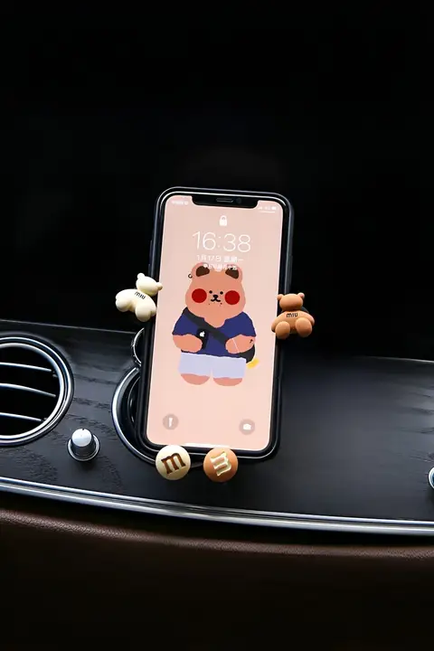 車載スマホホルダー【エアコン通気口用・ナビ固定】