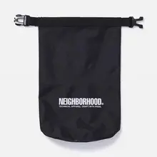 アウトドア用防水バッグ【折りたたみ式・大容量・ブラック・ビーチ用】