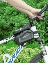 自転車用フロントバッグ【スマホ収納・防水・マウンテンバイク対応】