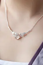 S925純銀製 月光ホワイトジャスパー ネックレス【デザイン性と洗練された美しさ】