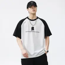 アメリカンスタイルのビッグシルエット半袖Tシャツ【極上の柔らかさ・ラグランスリーブ・クルーネック】