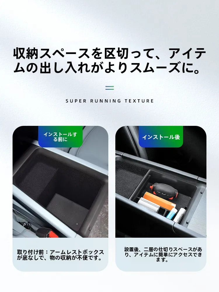 車中泊キットとは何か：アームレスト収納ボックスの実用性と設置方法