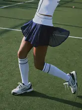 フィット感抜群！透湿性の高いスポーツスカート【防透け・テニス・バドミントン用】