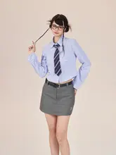 Nuxin 短丈フィット長袖シャツ【春秋用・女性用・スリムデザイン】