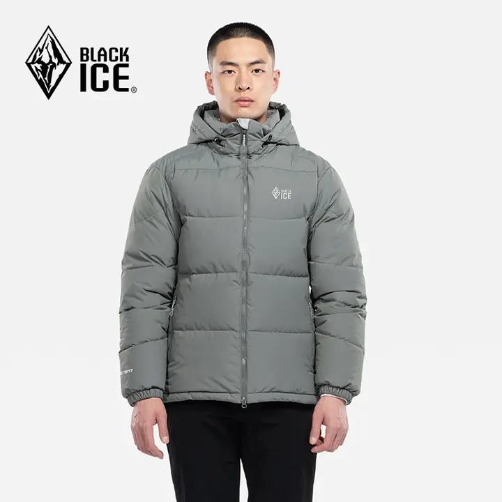 BLACK ICE 冬用 メンズダウンジャケット【高い保温性・防風・短丈】