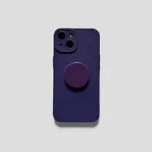 スマホケース スタンド機能付き カラーブロック ヴィンテージ しっとり肌触り ソフト ストレートエッジ iPhone Huawei対応