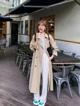 カラーブルゾン コート【春用・中長丈・韓国風・上質感】