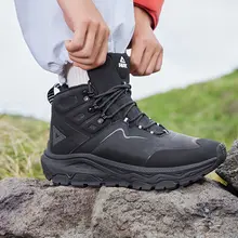 Peak トレッキングシューズ メンズ ハイカット 撥水 防寒 耐久性 登山 アウトドア 秋 冬