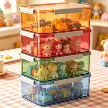 使い勝手の良い収納ボックス【日用品・お菓子・衣類収納用・長方形】