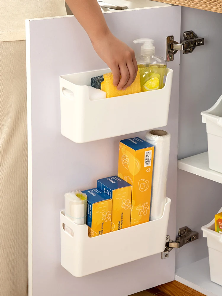 収納ボックス キャビネット ホワイト 壁掛け キッチン トイレに最適なシンプル収納の仕組み