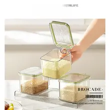 高級厨房用調味料収納ボックス【防潮・密封タイプ】