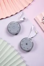 スタイリッシュなデータケーブル整理用巻き器【充電ケーブル・イヤホンケーブル用】