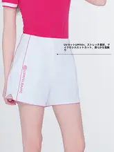 EUROPEAN TOUR ゴルフ用 レディースショートパンツ【ファッショナブル・防晒・多用途】（セットアップ対応）