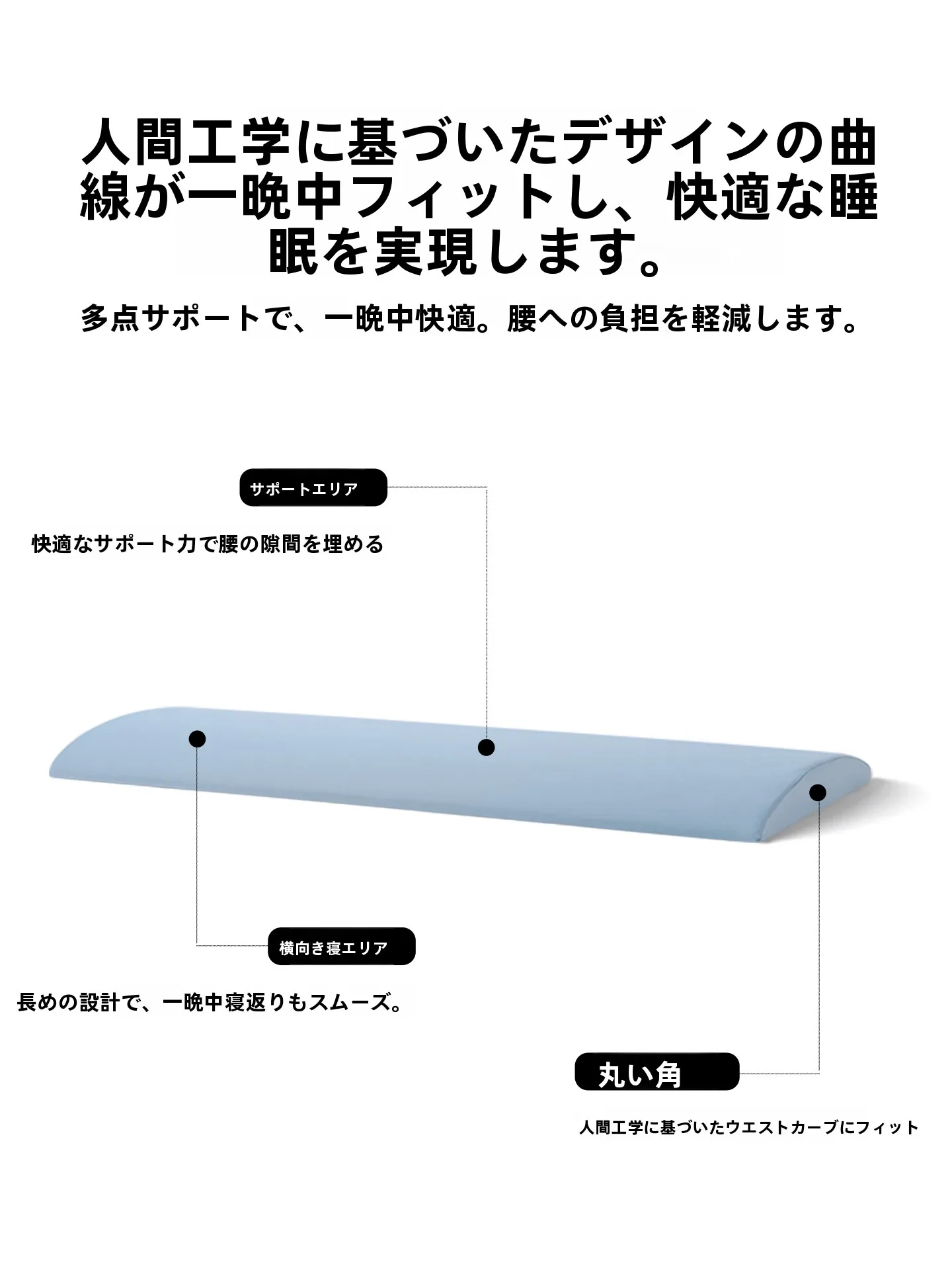 寝るときの腰に負担をかけない方法は？OSEAGLEの記憶フォーム腰枕が解決する理由